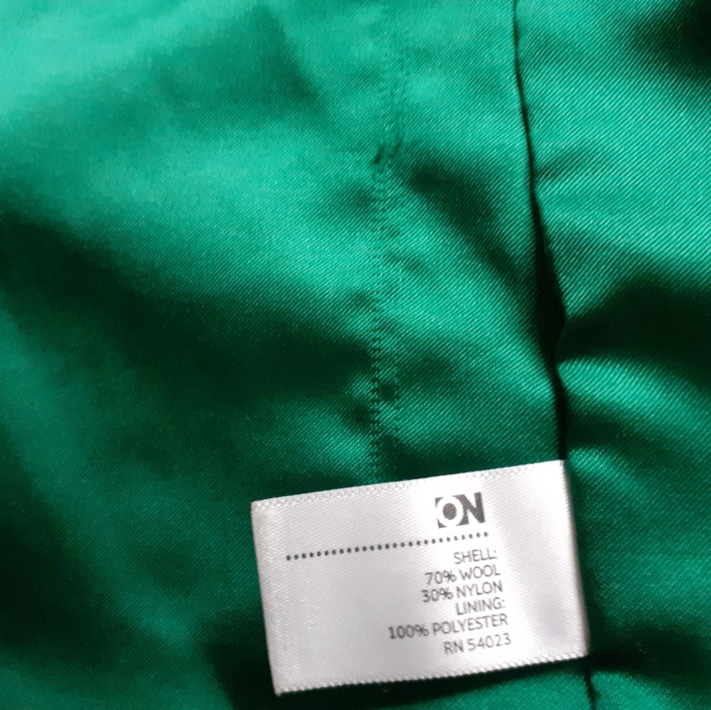 Old Navy Black Wool Jacket L - Picture 7 of 8